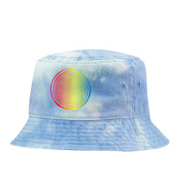 Rainbow Spiral Swirl Self Hypnosis Gift   Hypnotic Trance T Shirt Tie Dyed Bucket Hat | Artistshot