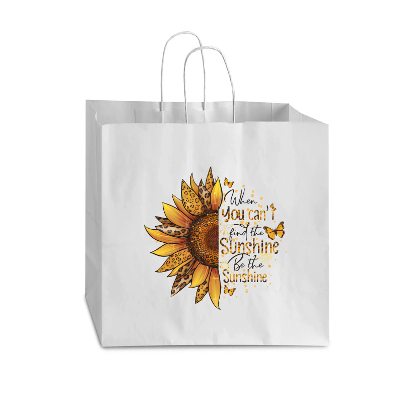 When You Can't Find The Sunshine Be The Sunshine Vogue Paper Bag - 16 X 6 X 12 | Artistshot