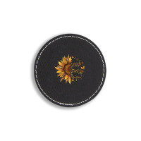 When You Can't Find The Sunshine Be The Sunshine Round Leatherette Patch | Artistshot