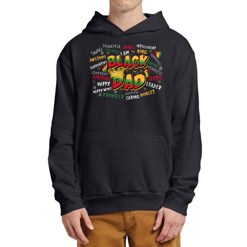 Black Dad Quote Urban Pullover Hoodie | Artistshot