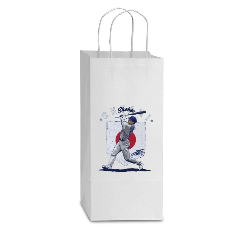 Shohei Ohtanii Double Wine Paper Bag - 6 1/2 X 3 1/2 X 12 3/8 | Artistshot