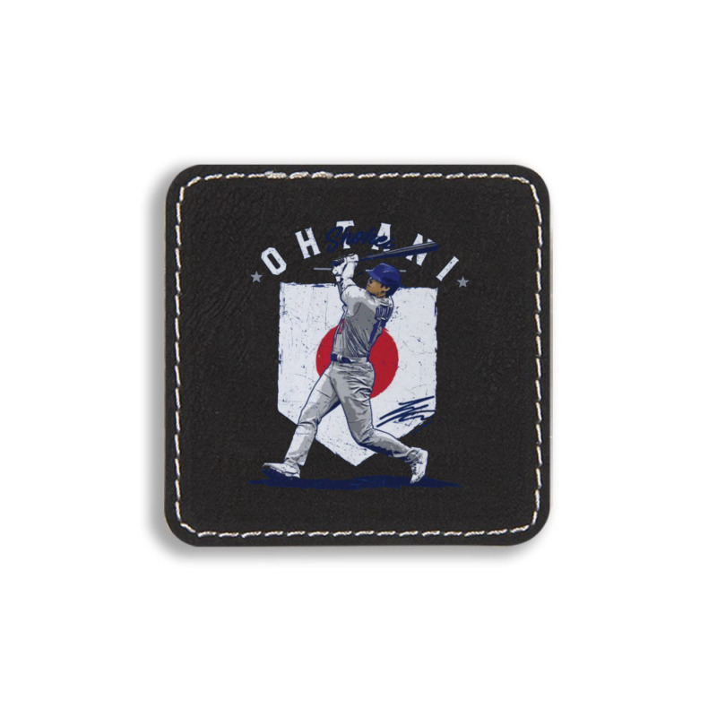 Shohei Ohtanii Square Leatherette Patch | Artistshot