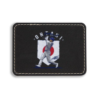 Shohei Ohtanii Rectangle  Leatherette Patch | Artistshot