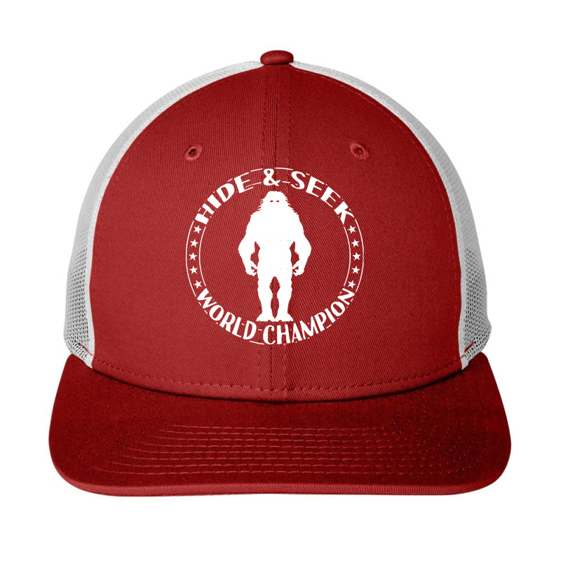 Hide And Seek Champion T  Shirt Hide And Seek Champion Bigfoot T  Shir Snapback Trucker Cap by trompeloise212 | Artistshot