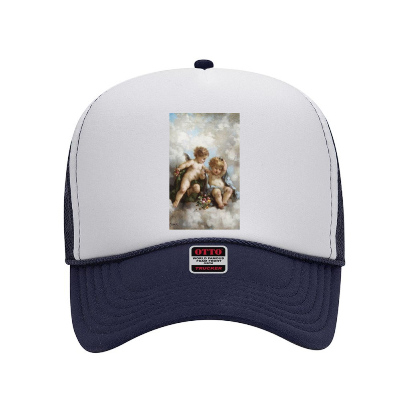 Cherub Renaissance Art Aesthetic Foam Trucker Hat by Steeleder | Artistshot