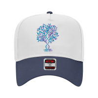 Genealogy Dna Tree Of Life Science Genetic For Genealogist T Shirt Adjustable Baseball Cap | Artistshot