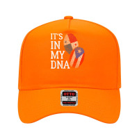 It's In My Dna Panamanian Puerto Rican Panama Puerto Rico T Shirt Adjustable Baseball Cap | Artistshot