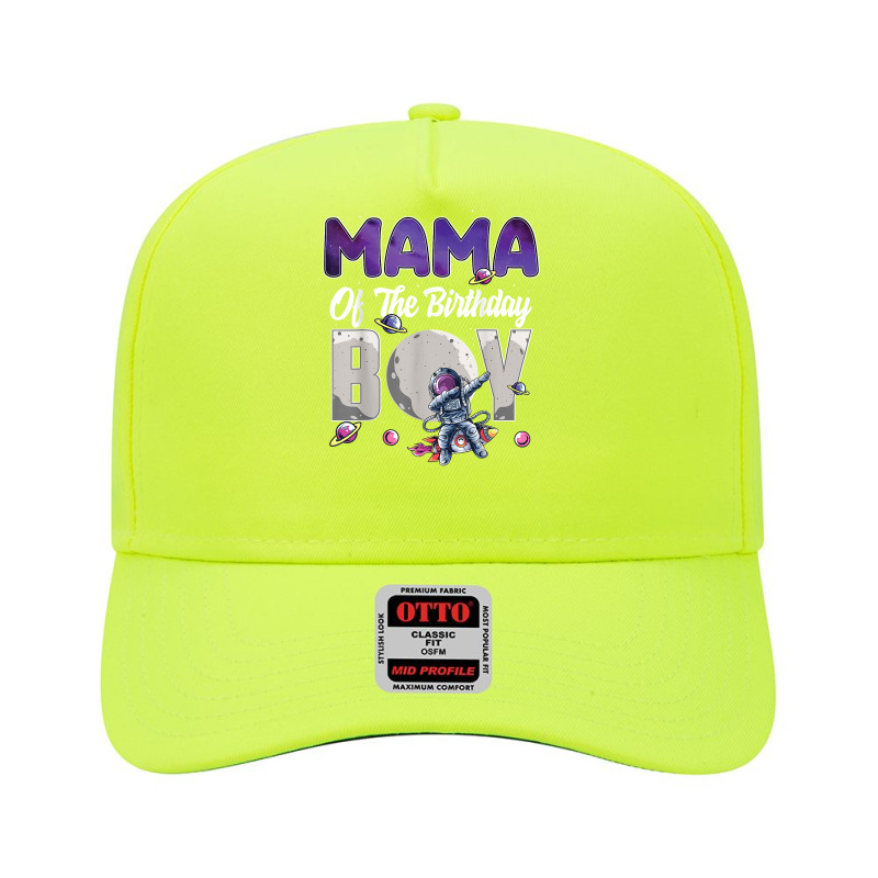 Mama Of The Birthday Astronaut Boy Space Theme T Shirt Adjustable Baseball Cap | Artistshot