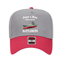 Just A Boy Who Loves Battleships & Ww2 Japanese Yamato Ship Adjustable Baseball Cap | Artistshot