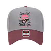 Shih Tzu Design, Just A Girl Who Loves Shih Tzu Adjustable Baseball Cap | Artistshot