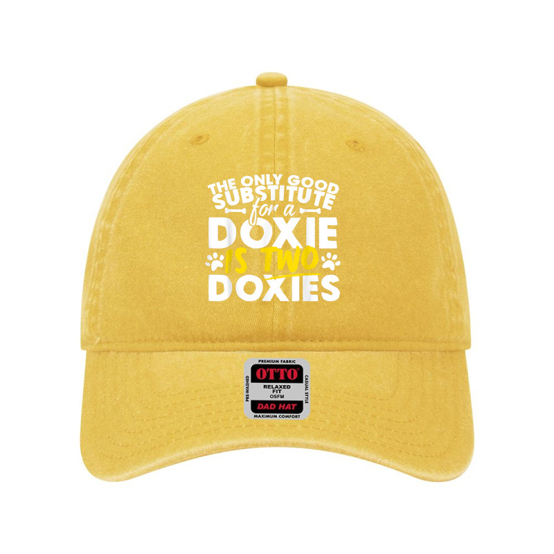 Doxie - Good Substitute Funny Saying Doxies Tee Dyed Cap by Hoang95 | Artistshot