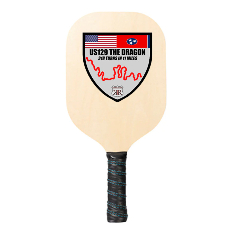 Us129 The Dragon Tail Of Deals Gap Shield 2 Sided Long Sleeve T Shirt Pickleball Paddle | Artistshot