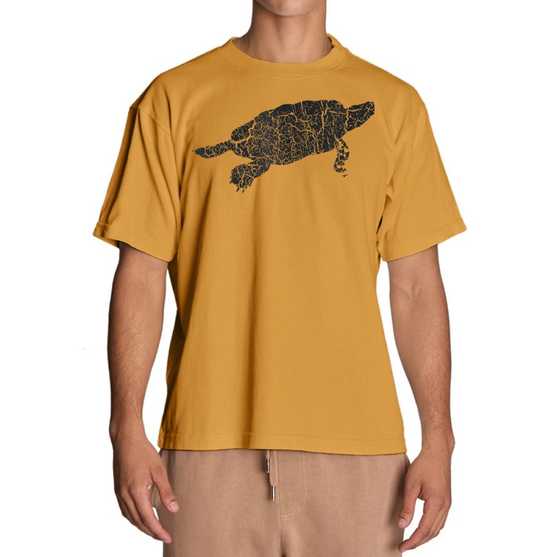 Snapping Turtle Distressed Print   Vintage Snapping Turtle T Shirt Urban Heavy T-shirt | Artistshot