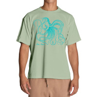 Octopus Cool Vintage Marine Biologist Ocean Sea Life 4 Urban Heavy T-shirt | Artistshot