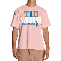 T1d Warrior Type 1 Diabetes Awareness Diabetic Urban Heavy T-shirt | Artistshot