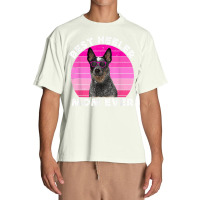 Blue Heeler Mom For Women Retro Blue Australian Cattle Dog Urban Heavy T-shirt | Artistshot