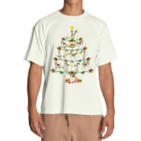 Borzoi Dog Lover Xmas Lights Borzoi Christmas Tree Urban Heavy T-shirt | Artistshot