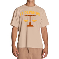 It Depends Lawyer Judge Law Justice Urban Heavy T-shirt | Artistshot