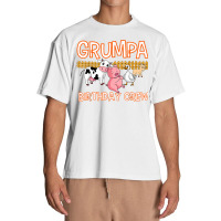 Grumpa Birthday Crew Farm Animal Bday Party Celebration Urban Heavy T-shirt | Artistshot