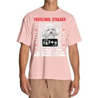 Personal Stalker Funny Bichon Frise Dog Bichon Tenerife Raglan Basebal Urban Heavy T-shirt | Artistshot