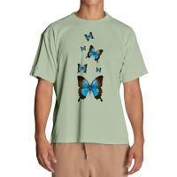 Butterfly Monarch Pack Butterflies T  Shirt Blue Morpho Butterfly Love Urban Heavy T-shirt | Artistshot