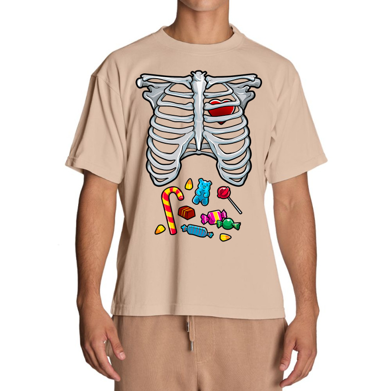 Halloween Costume Xray Skeleton Rib Heart Candy Adult Kids Urban Heavy T-shirt | Artistshot