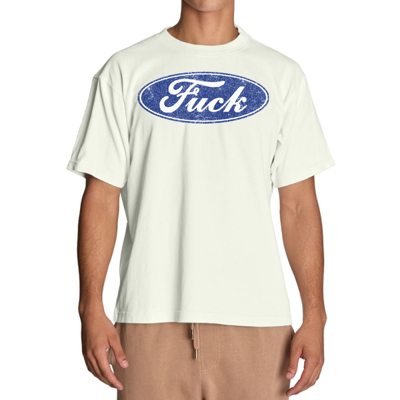 Fuck Distressed Urban Heavy T-shirt by cm-arts | Artistshot