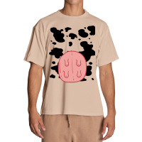 Cow Udder Pattern Funny Lazy Diy Costume Easy Halloween Urban Heavy T-shirt | Artistshot