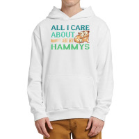 All I Care My Hammys Hamster Glass Cage Urban Pullover Hoodie | Artistshot