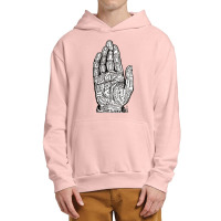 Chart Of The Hand, Palmistry, Chart, The Hand, Chart Of The Hand Vinta Urban Pullover Hoodie | Artistshot