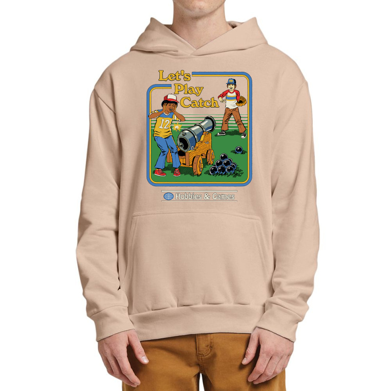 Lets Play Catch Classic Urban Pullover Hoodie | Artistshot