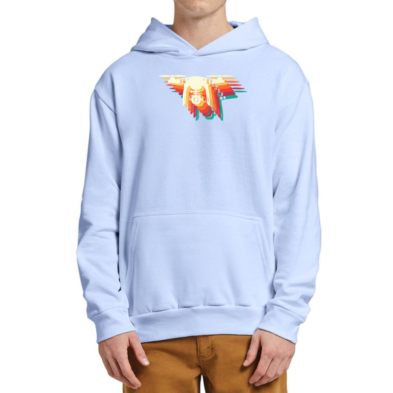 Vintage Retro Drone Tee Funny Drone Flying Urban Pullover Hoodie | Artistshot