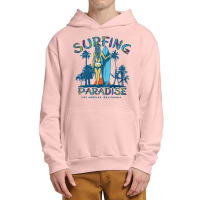 Surfing Paradise California, Surfing Paradise California Vintage, Surf Urban Pullover Hoodie | Artistshot