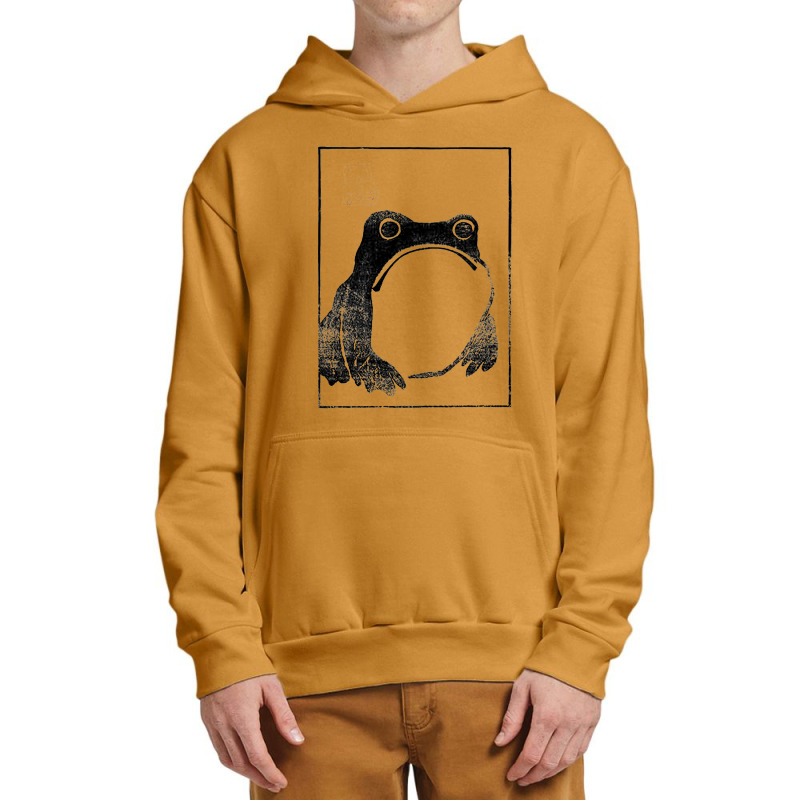 Unimpressed Frog, Unimpressed Frog Vintage, Unimpressed Frog Art, Unim Urban Pullover Hoodie | Artistshot