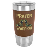 Camo Heels Prayer Warrior Faith God Jesus Christian T Shirt Leatherette Tumbler | Artistshot