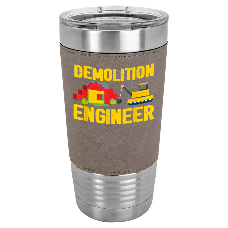 Demolition Engineer Master Builder Building Blocks Bricks For Fans Leatherette Tumbler | Artistshot