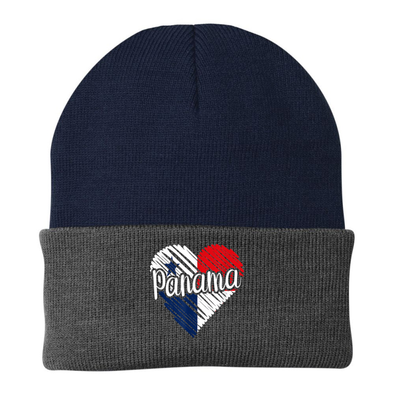 Panama For Men Panamanian Heart Flag For Women Panama Beanie by Hoang95 | Artistshot