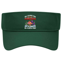 Funny Santa Hat All I Want For Christmas Is A Lion Fish T Shirt Visor Hat | Artistshot