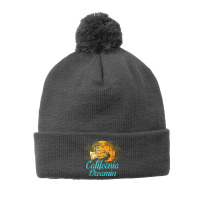 California Dreamin Pom Pom Beanie | Artistshot