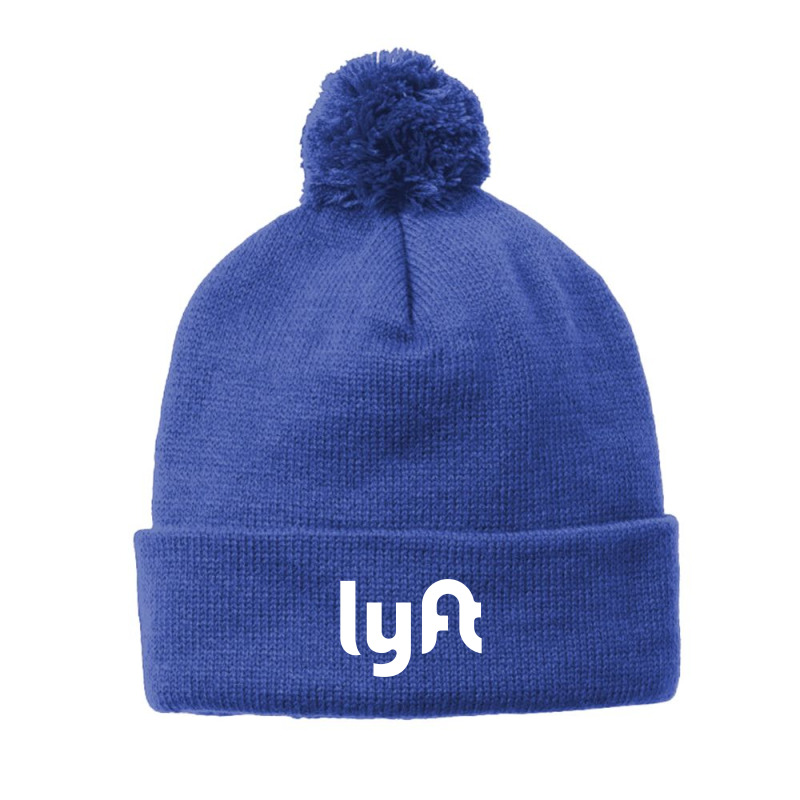 Simple Lyft  Design Pom Pom Beanie by sutinati | Artistshot