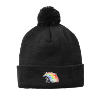 Nihilism Means Nothing To Me, Vintage Style Faded Rainbow Design Pom Pom Beanie | Artistshot