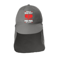 World's Okayest Ping Pong Player Ping Pong T Shirt Sun Shade Cap | Artistshot