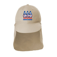 Sunrise Manor Nevada Gnome Sweet Gnome American Flag Gnomes T Shirt Sun Shade Cap | Artistshot