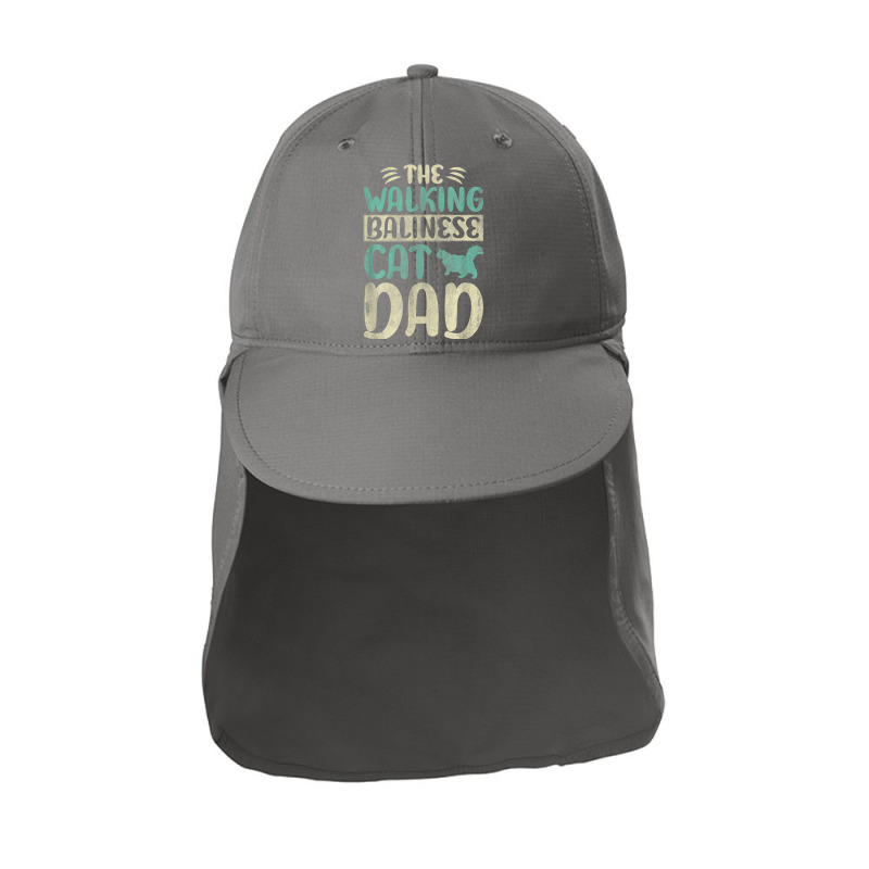 He Walking Balinese Cat Dad Kitty Lover Meow Cat Walking T Shirt Sun Shade Cap | Artistshot