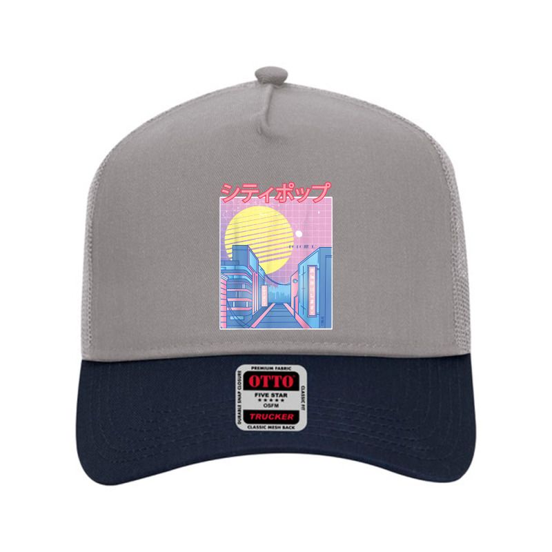 Japan City Pop Kawaii 80s Japanese Anime Music Aesthetic T Shirt Mesh Back Trucker Hat | Artistshot