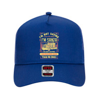 Trucker Trucker Im Not Saying Im Santa Ill Deliver More Stuff Than Hef Mesh Back Trucker Hat | Artistshot