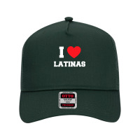 I Love Latinas Pullover Hoodie Mesh Back Trucker Hat | Artistshot