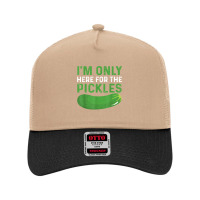 Funny Pickles Design Vegetable Snacks Saying Pickle T Shirt Mesh Back Trucker Hat | Artistshot