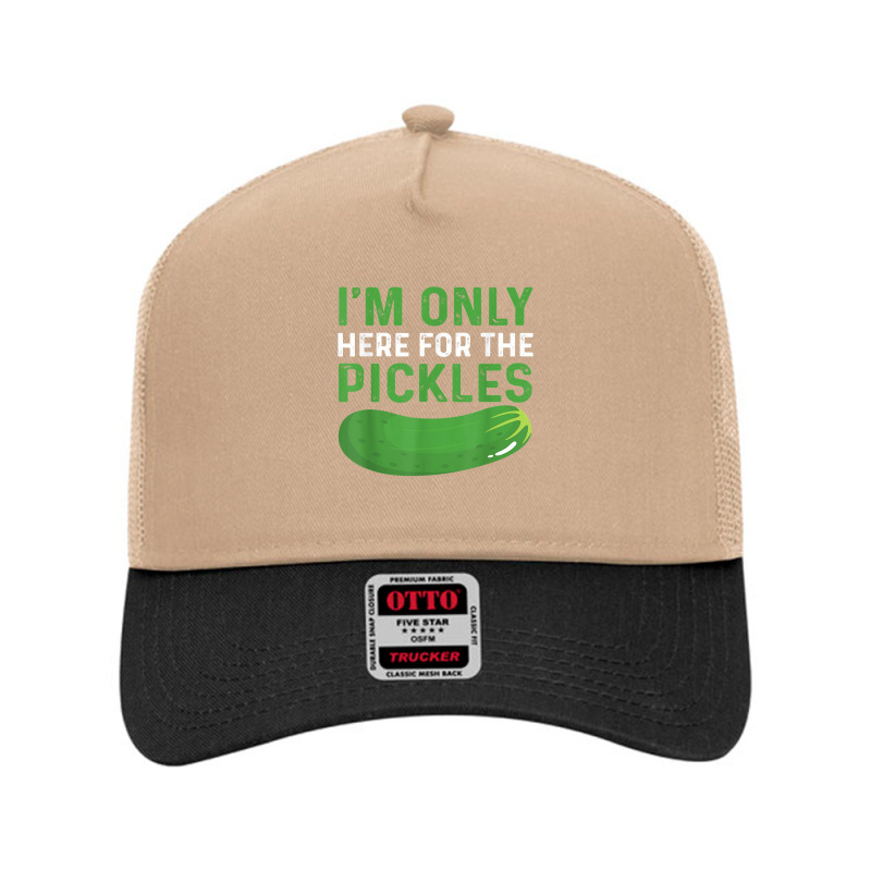 Funny Pickles Design Vegetable Snacks Saying Pickle T Shirt Mesh Back Trucker Hat by tandonwelters | Artistshot