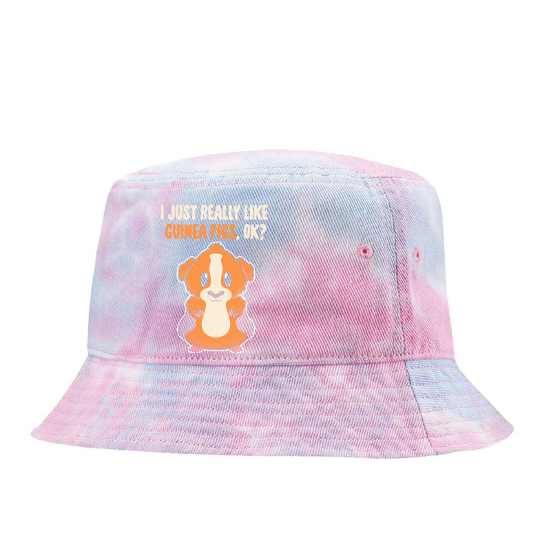 I Just Really Like T  Shirt I Just Really Like Guinea Pigs O K Tie Dyed Bucket Hat | Artistshot